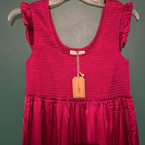 NATURAL LIFE Dresses & Skirts - NATURAL LIFE Fuchsia Maxi Dress